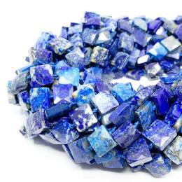 Lapis Lazuli Kostka Błysk 11-11x5 mm