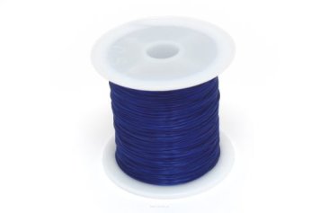 Jewellery Silicone Rubber 0.5mm Navy Blue Spool 15 meters