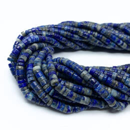 Lapis Lazuli Dysk 4,5x2-3 mm