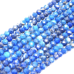 Lapis Lazuli Oponka Fasetowana 4x3 mm