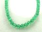 Semitransparent jade beads 8m 40cm Green Cord