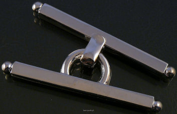 Verschluss Druckknopf 12 Seile dunkel Silber Farbe 65mm