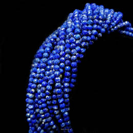 Lapis Lazuli Kulka Fasetowana 1.8 mm