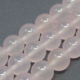 Jade Color Balls 10mm Baby Pink Schnur 38pcs
