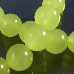 Pastel Jadekugeln 12mm Grüne Oliven Schnur 33pcs